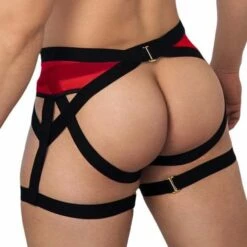 Jock Strap Candyman Garter 99623 6 Jock Strap Candyman Garter 99623 -Offres HOM Boutique jockstrap candy 99623 rouge 3
