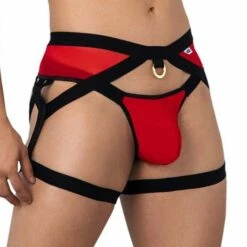 Jock Strap Candyman Garter 99623 7 Jock Strap Candyman Garter 99623 -Offres HOM Boutique jockstrap candy 99623 rouge 4