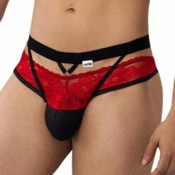 Jock Strap Candyman Lace 99627 -Offres HOM Boutique jockstrap candy 99627 rouge 4