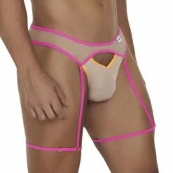 Jock Strap Candyman Garter 99687 -Offres HOM Boutique jockstrap candy 99687 beige 4