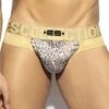 Jock Strap ES Collection Leopard Wild UN466 -Offres HOM Boutique jockstrap esco un466 or m