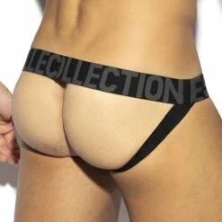 Jock Strap ES Collection Recycled Rib UN494 7 Jock Strap ES Collection Recycled Rib UN494 -Offres HOM Boutique jockstrap esco un494 noir 3