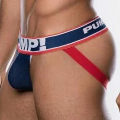 Jock Strap Pump! Big League 15028 -Offres HOM Boutique jockstrap pump 15028 bleu 4