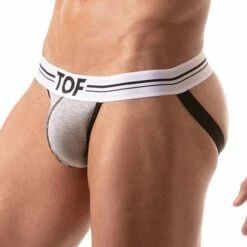 Jock Strap French TOF PARIS TOF159G -Offres HOM Boutique jockstrap tof tof159g gris 4