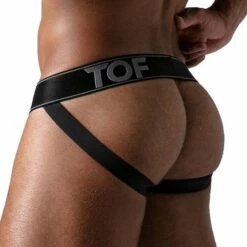 Jock Strap Vinyl TOF PARIS TOF160N 6 Jock Strap Vinyl TOF PARIS TOF160N -Offres HOM Boutique jockstrap tof tof160n noir 3