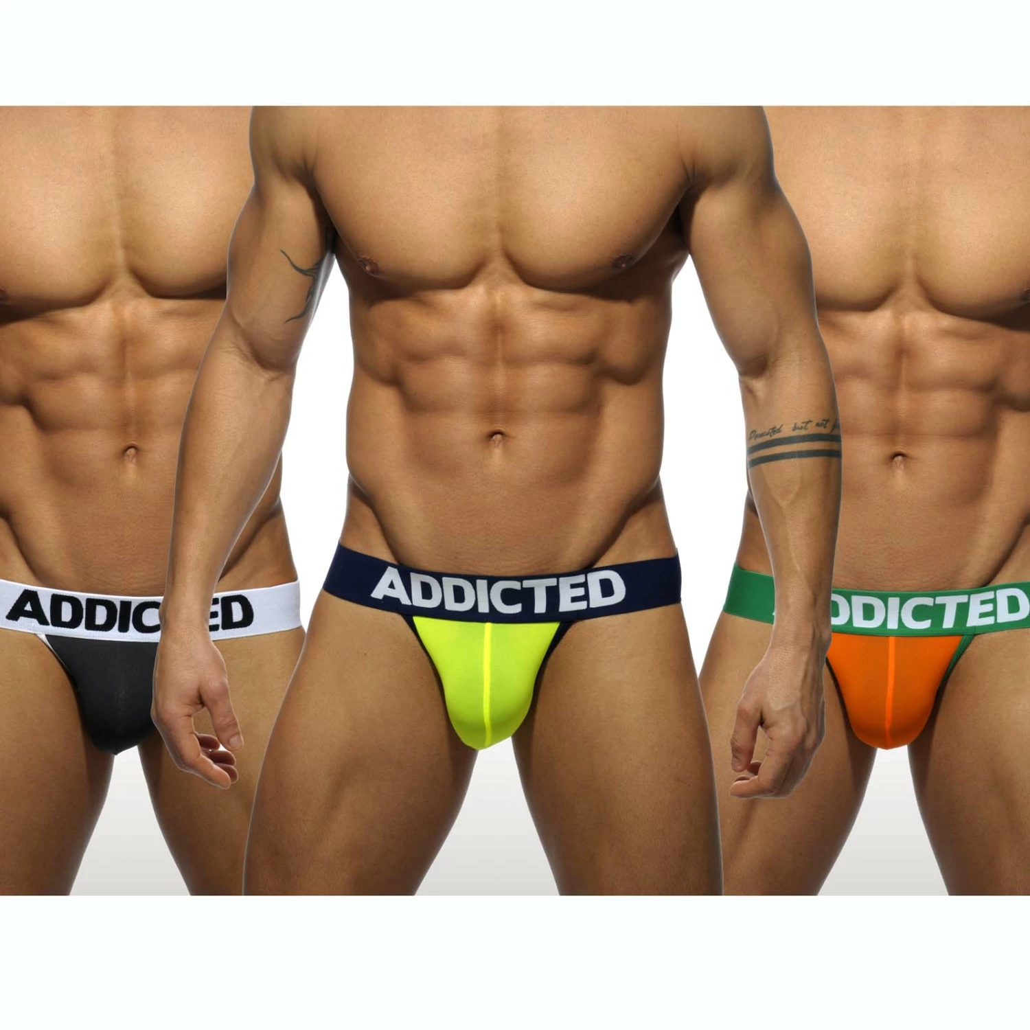 Pack De Jock Strap Addicted AD404P 3 Pack De Jock Strap Addicted AD404P