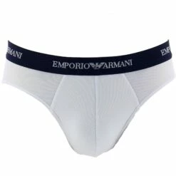 Pack 2 Slips Emporio Armani 111321 C717 -Offres HOM Boutique packs emporioarmani 111321c717 blancnoir 2