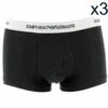 Pack 3 Shortys Emporio Armani 111357 C717 -Offres HOM Boutique packs emporioarmani 111357c717 noir 1