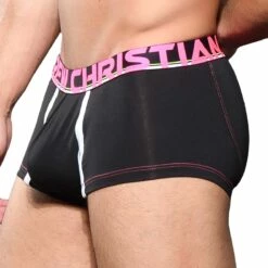 Shorty Andrew Christian CoolFlex Modal 92025 7 Shorty Andrew Christian CoolFlex Modal 92025 -Offres HOM Boutique shorty ac 92025 noir 4