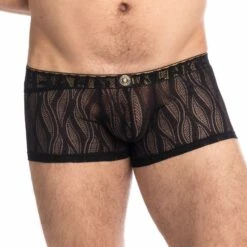 Shorty L Homme Invisible Flamme Noire MY14FLA -Offres HOM Boutique shorty hi my14fla noir 4