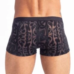 Shorty L Homme Invisible Devore Tattoo MY39DEV -Offres HOM Boutique shorty hi my39dev noir 3