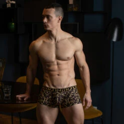 Shorty L Homme Invisible Oppulence DOro MY39ORO -Offres HOM Boutique shorty hi my39oro noir a