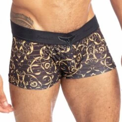 Shorty L Homme Invisible Oppulence DOro UW05ORO -Offres HOM Boutique shorty hi uw05oro noir 4