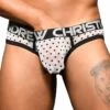 Slip Andrew Christian Sheer Dots 91761 -Offres HOM Boutique slip ac 91761 blanc m
