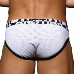 Slip Andrew Christian Almost Naked Mesh Gym 92771 -Offres HOM Boutique slip ac 92771 blanc 3