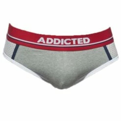 Slip Addicted XXL Sportive AD702 -Offres HOM Boutique slip addicted AD702 gris 9