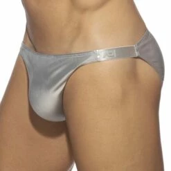 Slip Addicted Party Shiny AD1038 -Offres HOM Boutique slip addicted ad1038 argent 4