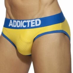 Slip Addicted Dick Up AD815 -Offres HOM Boutique slip addicted ad815 jaune 4