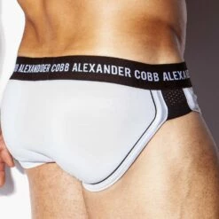 Slip Gambie Alexander COBB 8CS05 -Offres HOM Boutique slip alexander 8CS05 blanc 3