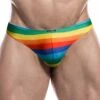 Slip Cut4Men Rainbow C4M01 -Offres HOM Boutique slip c4m c4m01 raye m