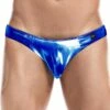 Slip Cut4Men Blue Skai C4M01 -Offres HOM Boutique slip c4m c4m01 royal m