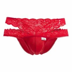 Slip Candyman Lace 99487 -Offres HOM Boutique slip candy 99487 rouge 9