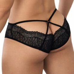 Slip Lace Candyman 99624 9 Slip Lace Candyman 99624 -Offres HOM Boutique slip candy 99624 noir 3