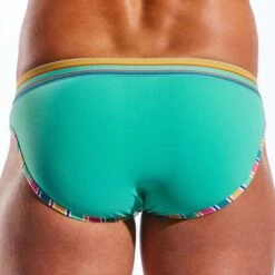 Slip CockSox Clearwater Green CX03BD -Offres HOM Boutique slip cocksox CX03BD vert 3