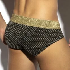 Slip ES Collection Luxury UN560 -Offres HOM Boutique slip esco un560 noir 3