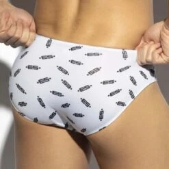 Slip ES Collection Allover UN556 -Offres HOM Boutique slip escollection un556 blanc 3