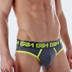 Slip Garçon WATSON -Offres HOM Boutique slip garconmodel swat gris 4