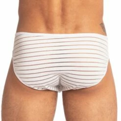 Slip L Homme Invisible Back To White MY44BTB -Offres HOM Boutique slip hi my44btb blanc 3