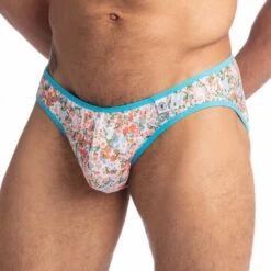 Slip L Homme Invisible Lit De Fleurs MY44LDF -Offres HOM Boutique slip hi my44ldf bleuciel 4