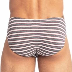 Slip L Homme Invisible Ruby & Graphite MY44RUB -Offres HOM Boutique slip hi my44rub raye 3