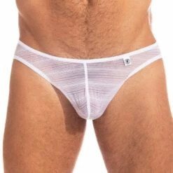 Slip L Homme Invisible White Mist UW30MIS -Offres HOM Boutique slip hi uw30mis blanc 4