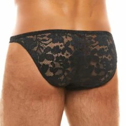 Slip Modus Vivendi Floral Lace 04111 -Offres HOM Boutique slip modus 04111 noir 3