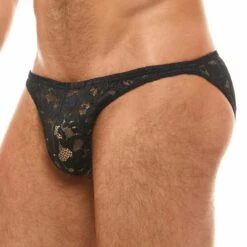 Slip Modus Vivendi Floral Lace 04111 -Offres HOM Boutique slip modus 04111 noir 4