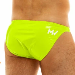 Slip Modus Vivendi Vinyl 08013 -Offres HOM Boutique slip modus 08013 jaune 3