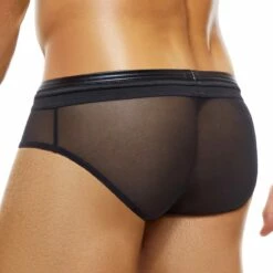 Slip Modus Vivendi Latex 11216 -Offres HOM Boutique slip modus 11216 noir 3