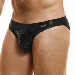Slip Modus Vivendi Sequins 20313 -Offres HOM Boutique slip modus 20313 noir 4