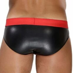 Slip Fetish TOF PARIS SV0014NR -Offres HOM Boutique slip tof SV0014NR rouge 3