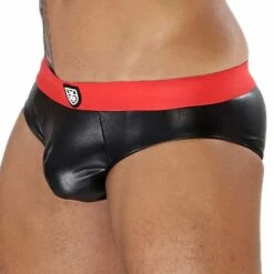 Slip Fetish TOF PARIS SV0014NR -Offres HOM Boutique slip tof SV0014NR rouge 4