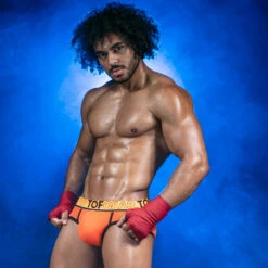 Slip Champion TOF PARIS TOF298O -Offres HOM Boutique slip tof298o orange a