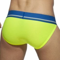 Tanga Cockring Addicted C-Through AD920 -Offres HOM Boutique tanga addicted ad920 jaune 3