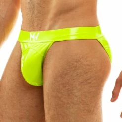 Tanga Modus Vivendi Vinyl 08012 -Offres HOM Boutique tanga modus 08012 jaune 4