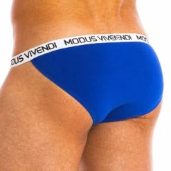 Tanga Modus Vivendi Eggs 09811 -Offres HOM Boutique tanga modus 09811 bleu 3