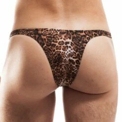 Tanga Wojoer Brauner Leo SP3B14 7 Tanga Wojoer Brauner Leo SP3B14 -Offres HOM Boutique tanga wojoer SP3B14 marron 3