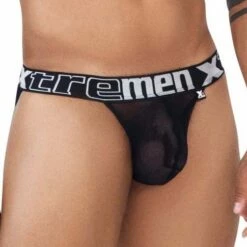 Tanga Xtremen Mesh 91136 6 Tanga Xtremen Mesh 91136 -Offres HOM Boutique tanga xtremen 91136 noir 4